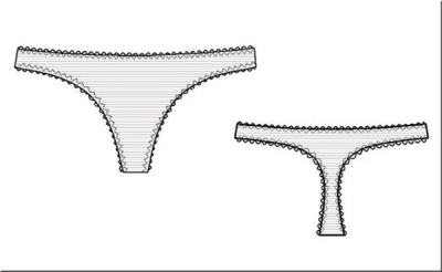 Hip-String Schiesser Microstripes