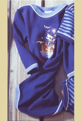 Baby Body 1/1 Schiesser Capt'n Sharky Corsair