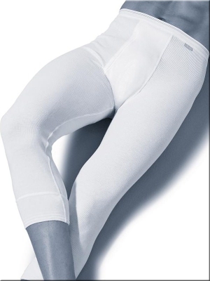 Long Johns 3/4 Cotton Basics Double Rib