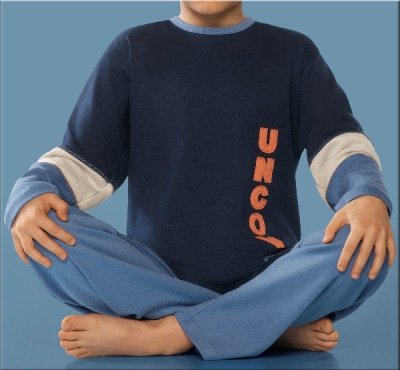Boys Pyjama Schiesser Uncover Micro Stripes