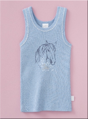 Girls Shirt 0/0 Schiesser Horse 3