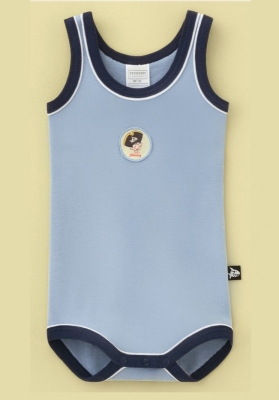 Baby Body 0/0 Schiesser Capt'n Sharky