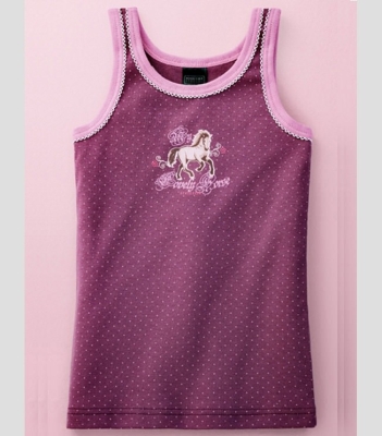 Girls Shirt 0/0 Schiesser Lovely Horse