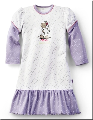 Girls Night Shirt 1/1 Schiesser Jolly and Hugo