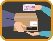 payment via cash on  delivery
