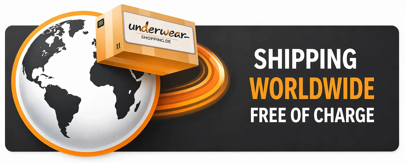 Free worldwide shipping at underwear-shopping.de