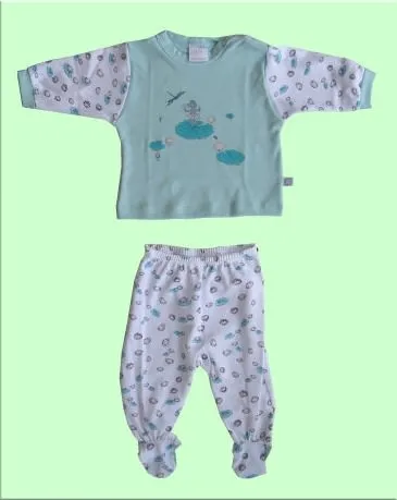 Baby-Schlafanzug Lang mit Fuss Schiesser Zaubermaus Baby-Schlafanzug Lang mit Fuss Schiesser Zaubermaus