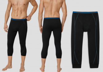 Herren Hose 3/4 Lang SCHIESSER Thermo Light