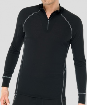 Mnner Zipper-Shirt 1/1 SCHIESSER Thermo Plus