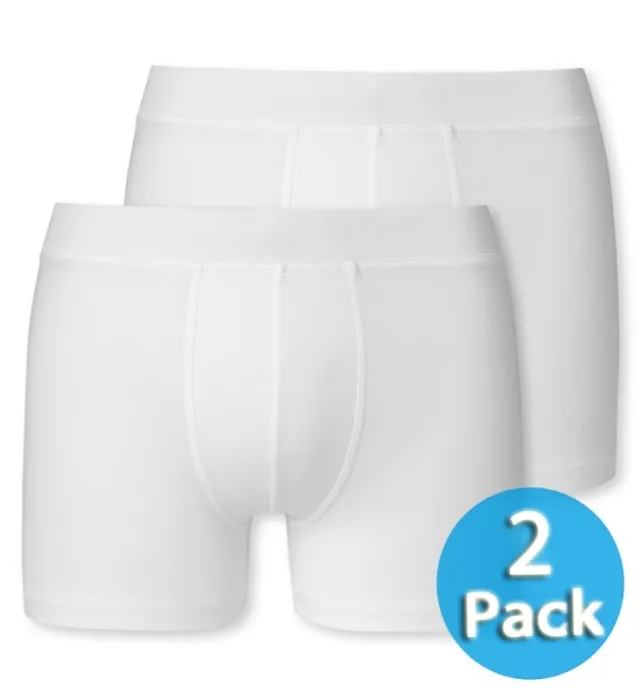 2er Pack Jungen Shorts Schiesser 95/5 - weiß 2er Pack Jungen Shorts Schiesser 95/5 - weiß