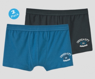 2er-Pack Hip-Shorts Schiesser University