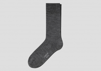 Herrensocken SCHIESSER Cotton & Wool graumelange