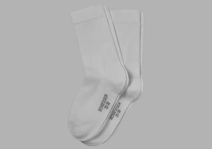 2er Pack SCHIESSER Damensocken Cotton Fit weiß 2er Pack SCHIESSER Damensocken Cotton Fit weiß