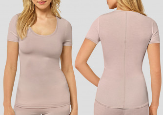 Damen Shirt 1/2 braun SCHIESSER Personal Fit