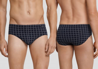 Mini-Slip SCHIESSER Day and Night Karo