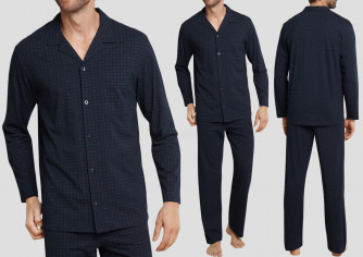 Herren Pyjama SEIDENSTICKER Classic Alloverdruck