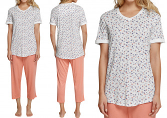 Women Pajamas 3/4 SCHIESSER Allover