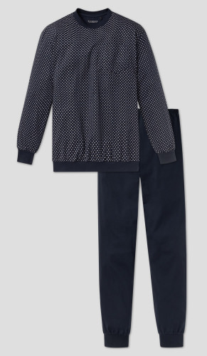 Men Pyjama Long SCHIESSER Dark Saphire