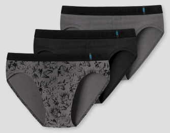3-Pack multicolored SCHIESSER Gentlemen Rio-Slip 95/5