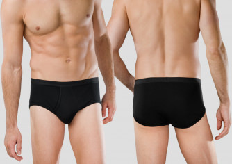 Sports Brief Schiesser Original Fine Rib - black