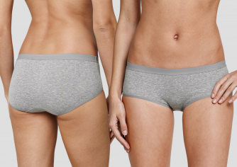 Panty SCHIESSER Naturschnheit - grau-melange