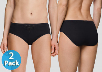 2er Pack SCHIESSER Tai-Slip - schwarz