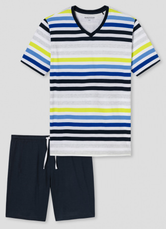 SCHIESSER Men Pyjama Short Multicolor