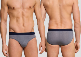 Herren Rio-Slip SCHIESSER Personal Fit - grau
