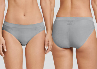 Damen Mini Slip SCHIESSER Active Seamless Ultra Light - grau