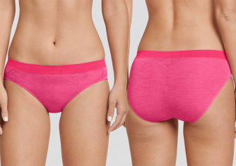 Damen Mini Slip SCHIESSER Active Seamless Ultra light - pink