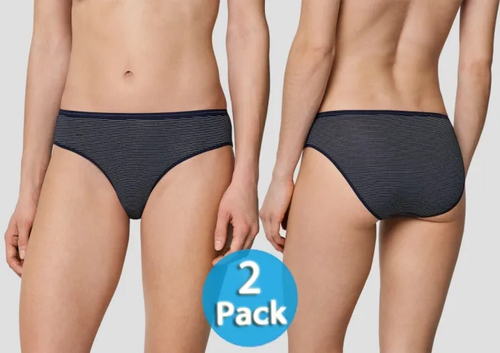 Doppelpack Damen Tai Slip Schiesser Modal Essentials - nachtblau Doppelpack Damen Tai Slip Schiesser Modal Essentials - nachtblau