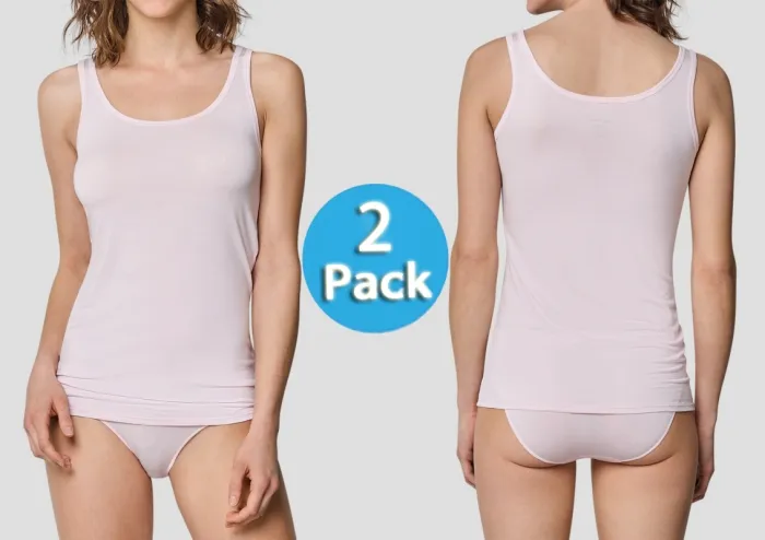 Doppelpack Damen Trägertop Schiesser Modal Essentials - rosé Doppelpack Damen Trägertop Schiesser Modal Essentials - rosé