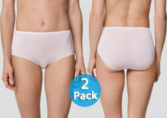 2-Pack Women Midi Slip Schiesser Modal Essentials - rose