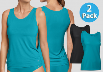 2er Pack Damen Shirt 0/0 SCHIESSER Active