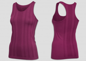 Damen Tank Top SCHIESSER Active Mesh Bamboo - beere