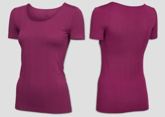 Damen Shirt 1/2 SCHIESSER Active Mesh Bamboo - beere Damen Shirt 1/2 SCHIESSER Active Mesh Bamboo - beere