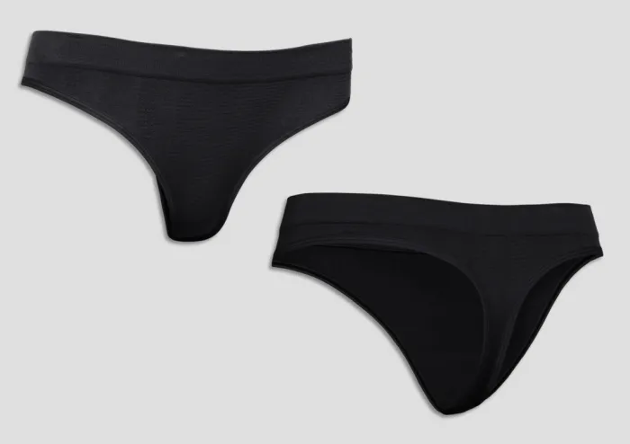 Damen Thong SCHIESSER Active Mesh Bamboo - schwarz Damen Thong SCHIESSER Active Mesh Bamboo - schwarz