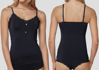 Women Top SCHIESSER Pure Micro - night blue