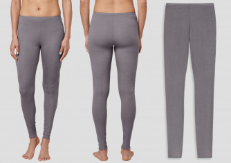 Damen Leggings SCHIESSER Personal Fit Rippe - taupe