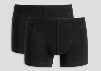 2-Pack Men's Cyclist Boxer Biefs Schiesser XPRESS - black