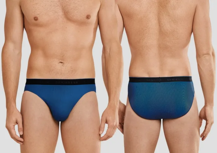 Herren Rio-Slip SCHIESSER Sports Club - aqua-blau