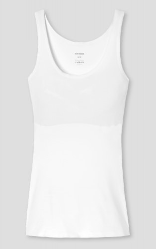 Damen Trgertop SCHIESSER Invisible Soft - Microware Softshaper - wei