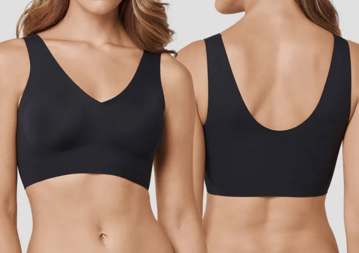 Damen Bustier SCHIESSER Invisible Soft - herausnehmbare Pads - schwarz Damen Bustier SCHIESSER Invisible Soft - herausnehmbare Pads - schwarz