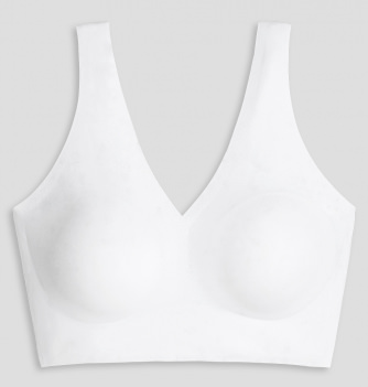 Damen Bustier SCHIESSER Invisible Soft - herausnehmbare Pads - wei