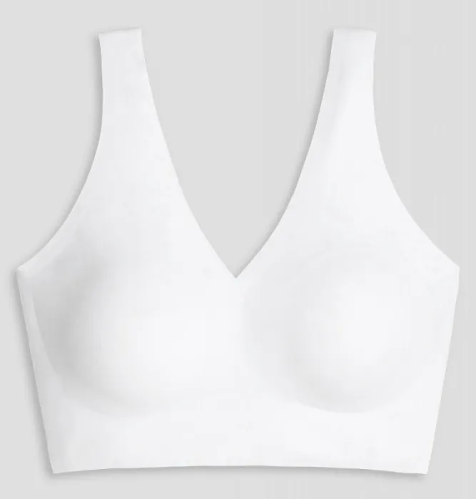 Damen Bustier SCHIESSER Invisible Soft - herausnehmbare Pads - weiß Damen Bustier SCHIESSER Invisible Soft - herausnehmbare Pads - weiß