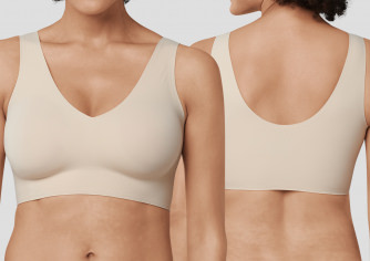 Damen Bustier SCHIESSER Invisible Soft - herausnehmbare Pads - nude