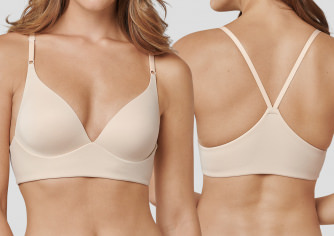 Damen Lounge-Bra SCHIESSER Invisible Soft - gepaddet - nude