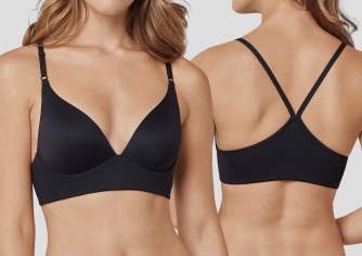 Damen Lounge-Bra SCHIESSER Invisible Soft - gepaddet - schwarz