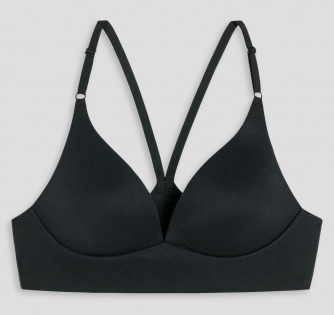 Women's lounge-bra Schiesser Invisible Soft - padded - black