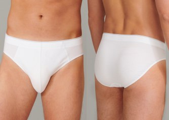 Men's Supermini Briefs SCHIESSER 95/5 - white